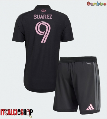 Inter Miami Luis Suarez #9 Seconda Maglia Bambino 2026-27 Manica Corta (+ Pantaloni corti)